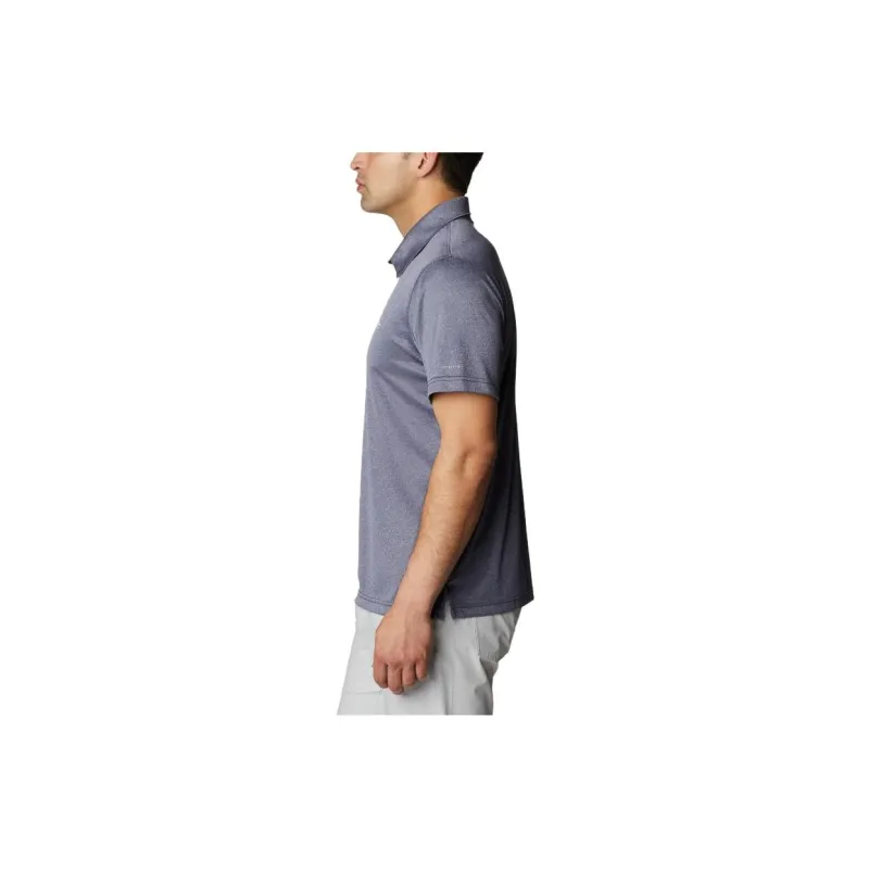 Columbia Hike Polo Shirts Men Slate Gray-1