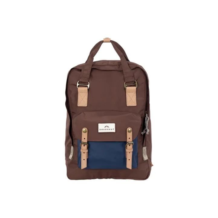 Doughnut Polyester Picnic Bag Backpack Large Size Unisex Dark Blue-8