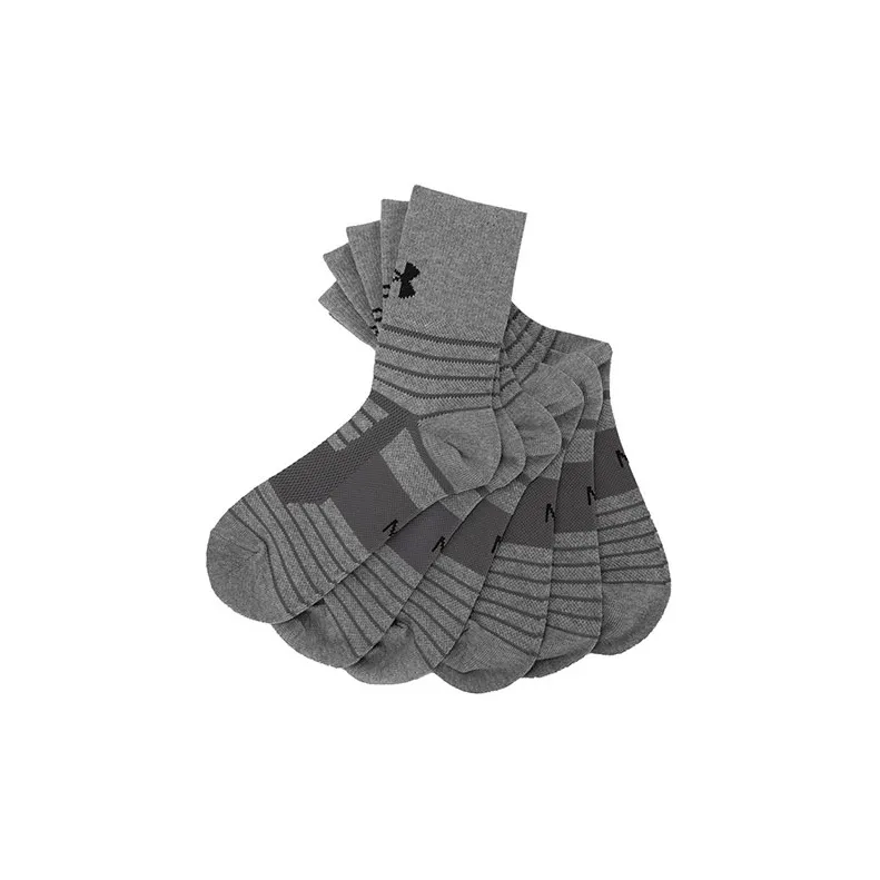 Under Armour Mid-Calf Socks Unisex 3 Pack Gray-2