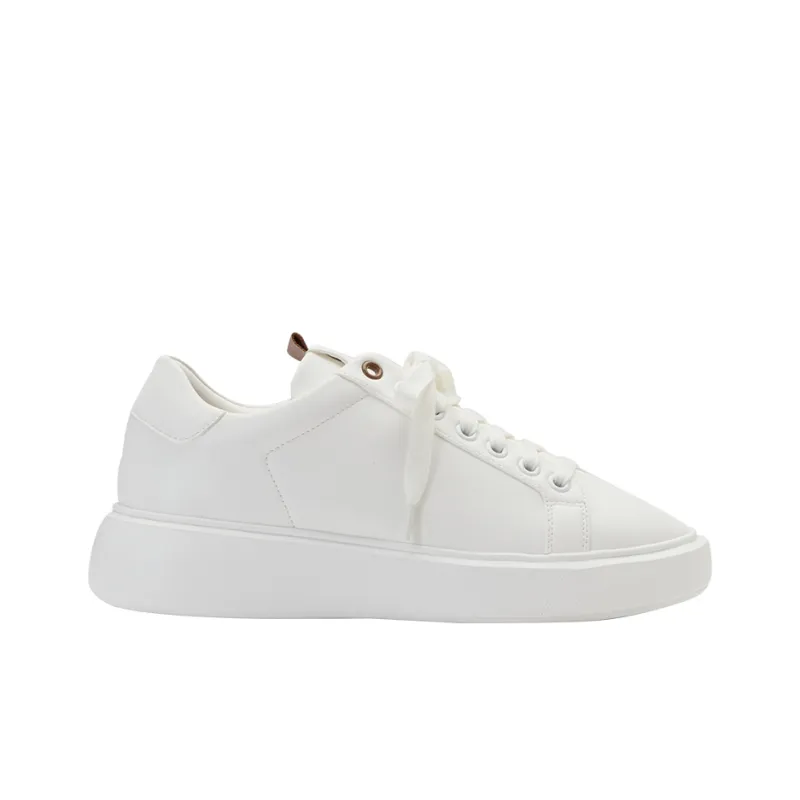 GRACEGIFT Stylish Skateboarding Shoes 3.5cm Women's White-1