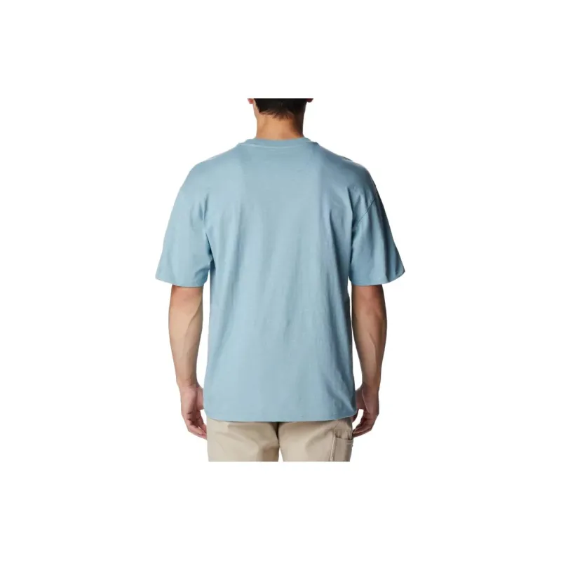 Columbia Tech Trail T-Shirts Men Stone Blue-1
