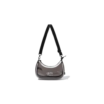 FILA PVC Hobo Bag, Shoulder Bag, Crossbody Bag Women's Black