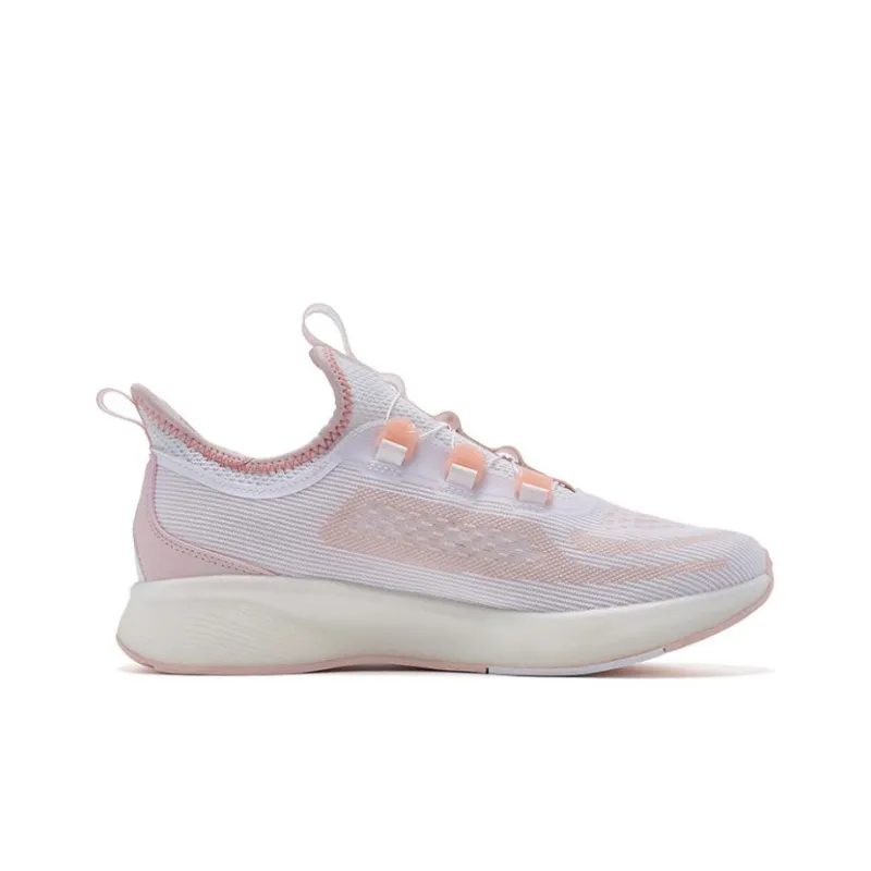 QIAODAN Bundle The Heart Anti-Slip And Wear-Resistant Breathable Low-Top Running Shoes Women's Cloud Pink-1