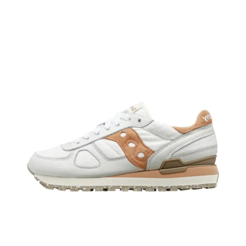 Saucony Shadow Original White Tan Women's-0
