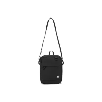 LiNing Polyester Sports Bag, Shoulder Bag, Crossbody Bag Regular Unisex Black