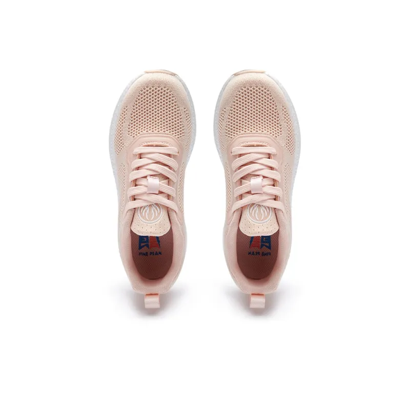 FINEPLAN Low Top Running Shoes Women's Pink White-3