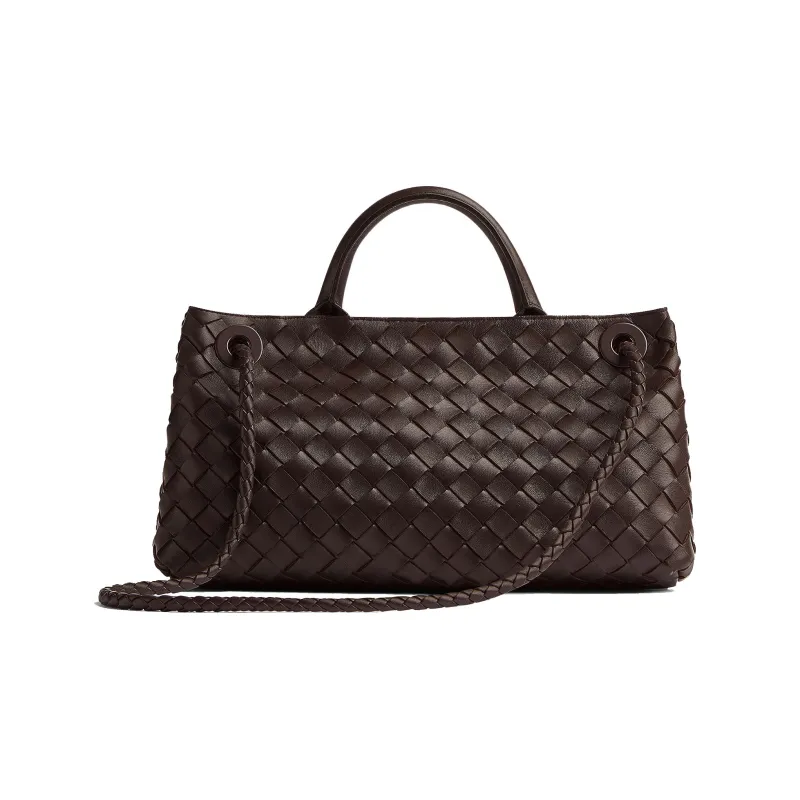 Bottega Veneta Small East/West Andiamo Fondant-2