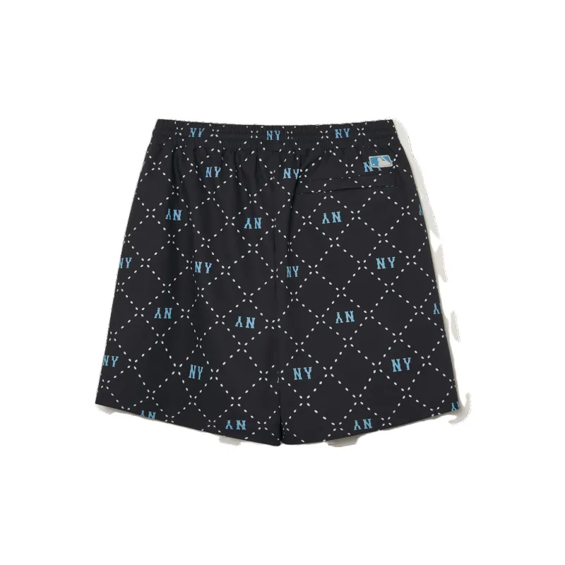 MLB New York Yankees Casual Shorts Men Black-1