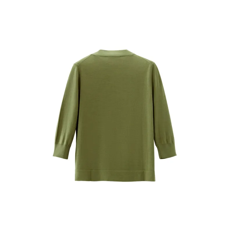 OVV Knitwear Women's Medium Green 02-1