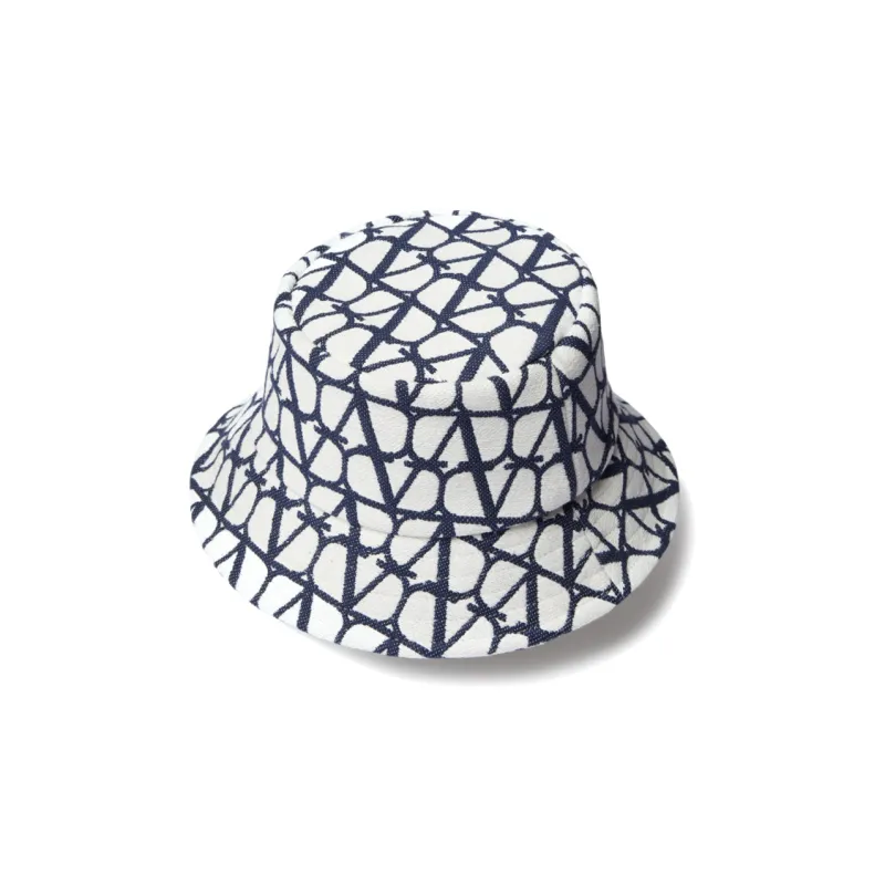 Valentino Bucket Hats Women's Blue/White-1