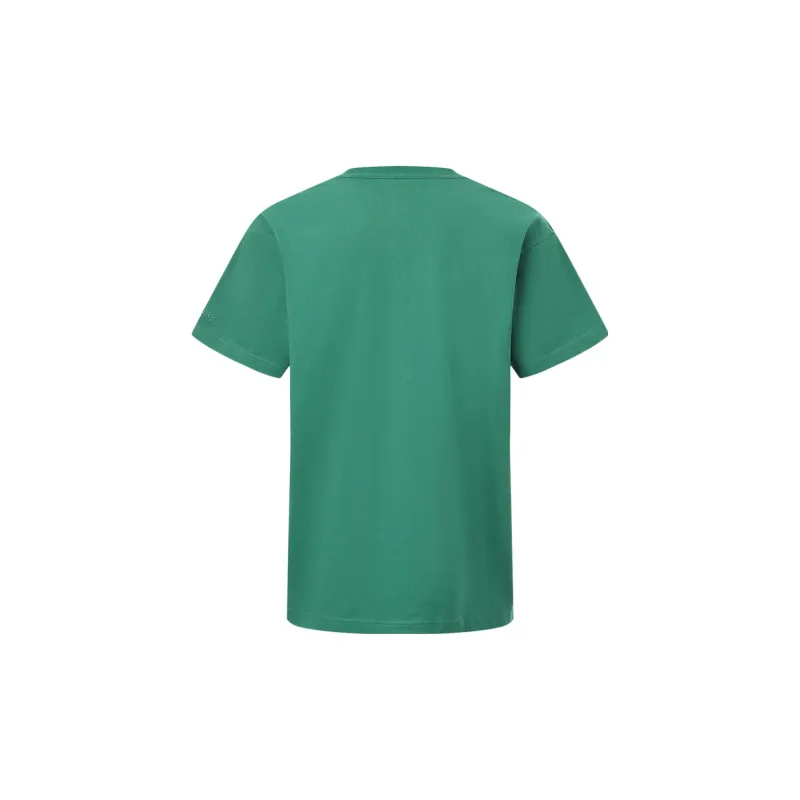 LiNing Short-Sleeved T-Shirts Unisex Deep Temple Green-1