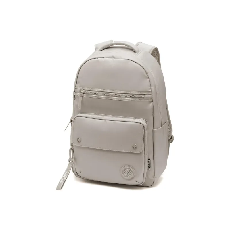 LiNing Polyester Backpack Regular Unisex Moonlight Gray-1