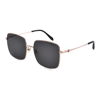 Sijue Alloy Irregular Shape Sunglasses Unisex Gold Frame