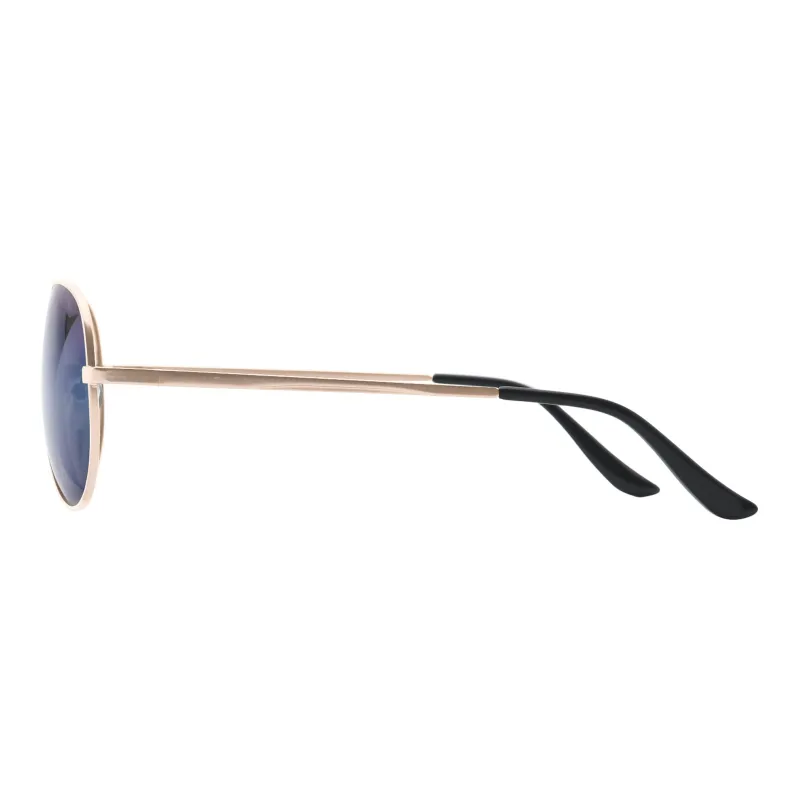 Sijue Aviator Sunglasses Unisex Gold Frame/Black Frame-3