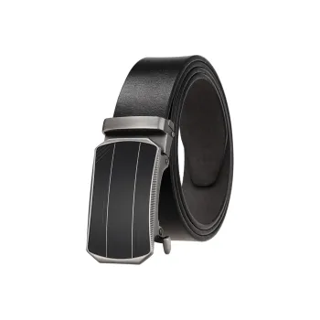 ALIEN BANG Cow Leather Leather Belts Men's Width 3.5CM