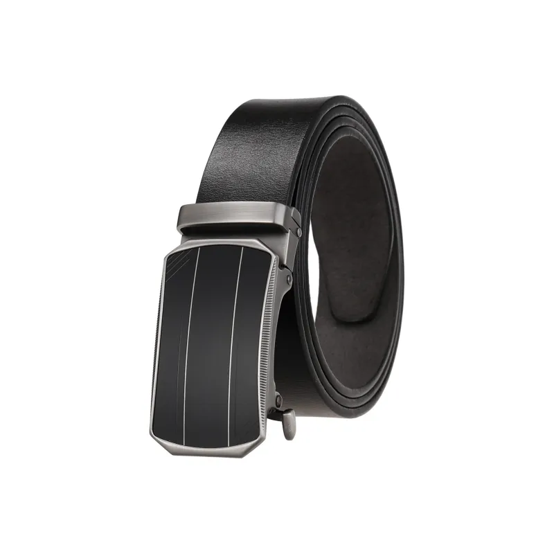 ALIEN BANG Cow Leather Leather Belts Men's Width 3.5CM-0