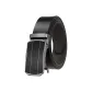 Gunmetal Buckle Black Strap