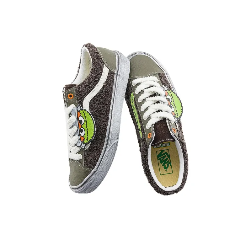 Vans X Sesame Street Style 36 'Brown Olive Green'-3