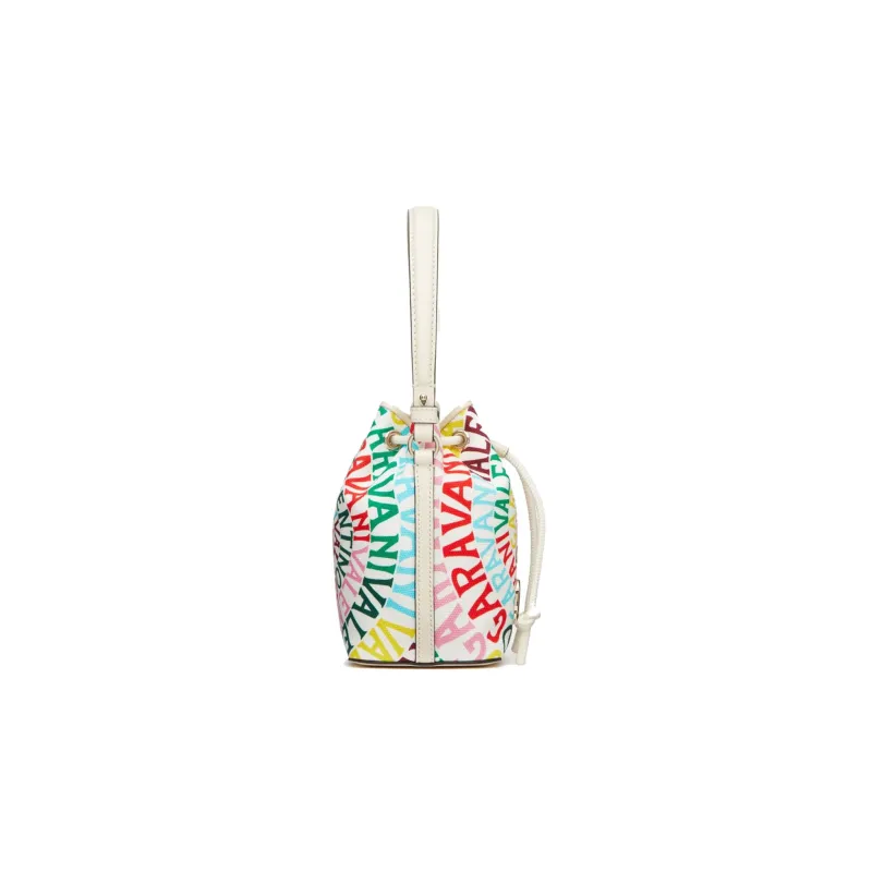 Valentino GARAVANI Canvas Bag, Bucket Bag, Shoulder Bag, Crossbody Bag, Handbag Mini Women's Multicolor-1
