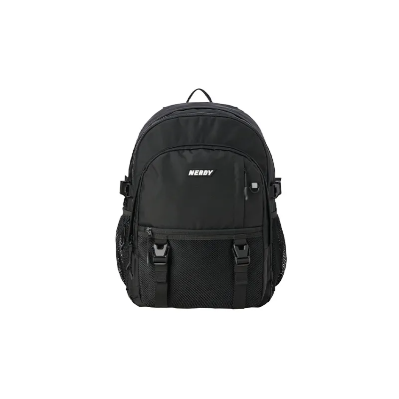 NERDY Polyester Backpack Regular Unisex Black-0
