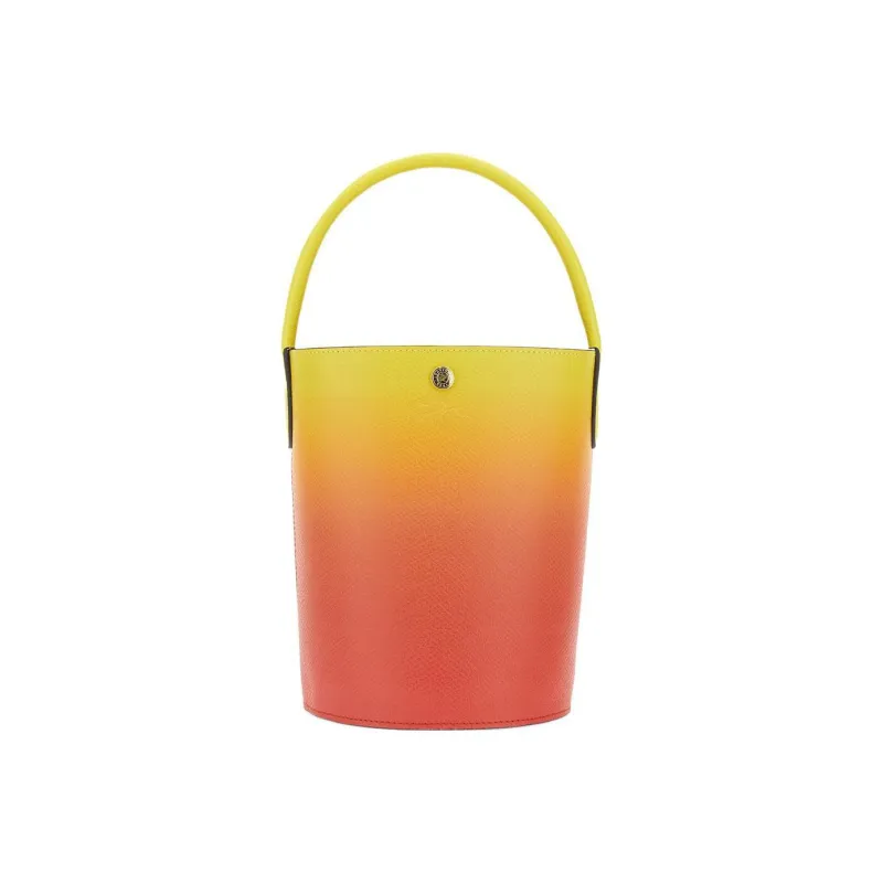 LONGCHAMP Épure Cow Leather Bucket Bag Handbag Women's Yellow & Lemon Yellow-0