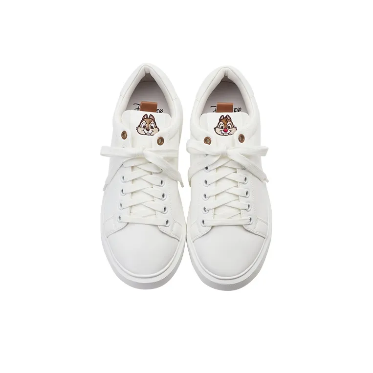 GRACEGIFT Stylish Skateboarding Shoes 3.5cm Women's White-2