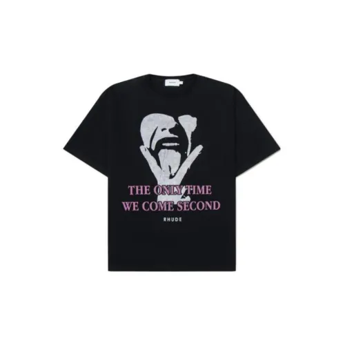 RHUDE T-Shirts Men Black