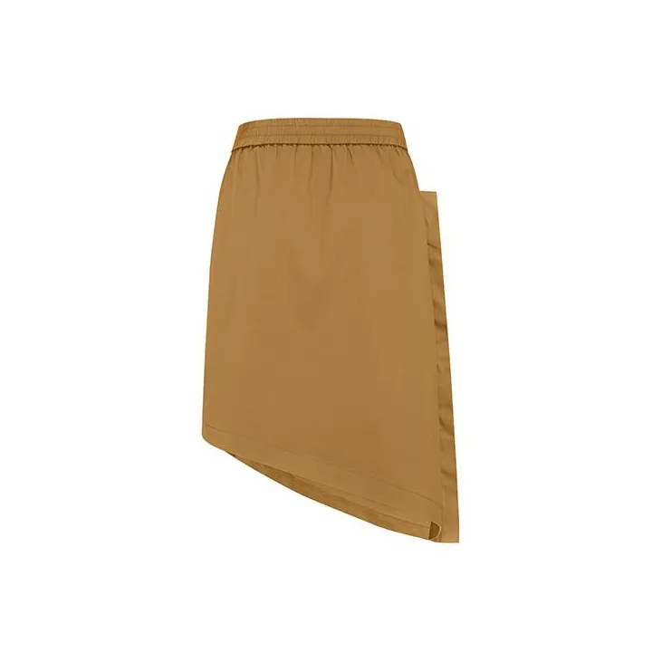 MEIYANG Casual Long Skirts Women's Earth Yellow-1