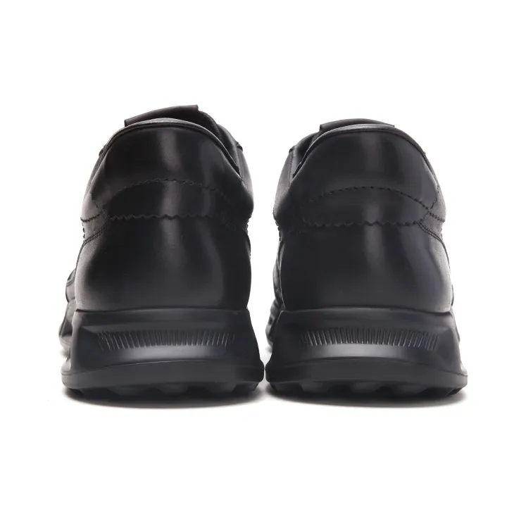 Satchi Cushioned Wear Resistant Breathable Height Increasing Low Top Sports Casual Shoes Men's Black-4