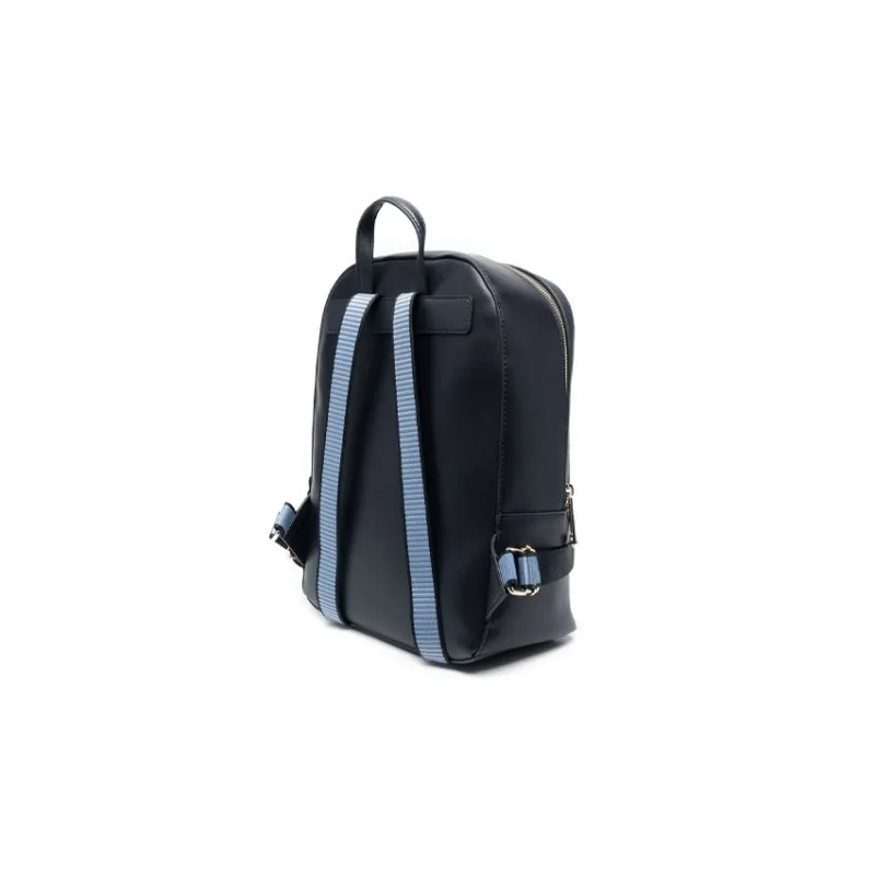 Tommy Hilfiger Artificial Leather Polyurethane Backpack Women's Blue-1