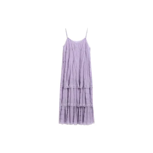 TWOPLUMGIRLS Slip Dresses Women's Purple