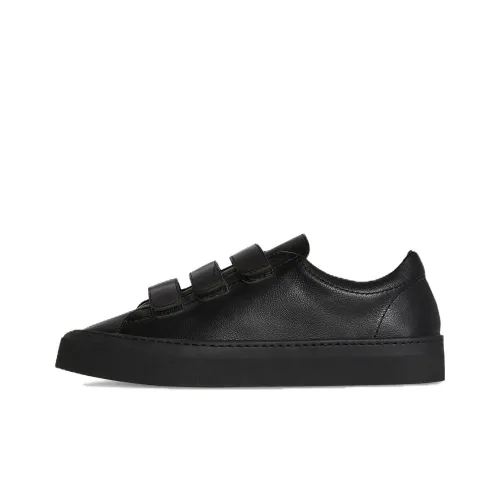 THE ROW Skateboard Shoes Men Low-Top Black