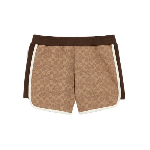 COACH Casual Shorts Women's Brown