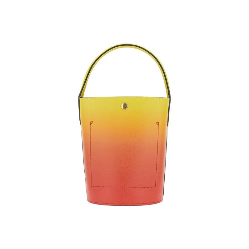 LONGCHAMP Épure Cow Leather Bucket Bag Handbag Women's Yellow & Lemon Yellow-2