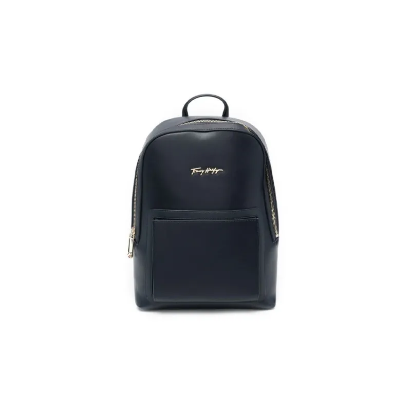 Tommy Hilfiger Artificial Leather Polyurethane Backpack Women's Blue-0
