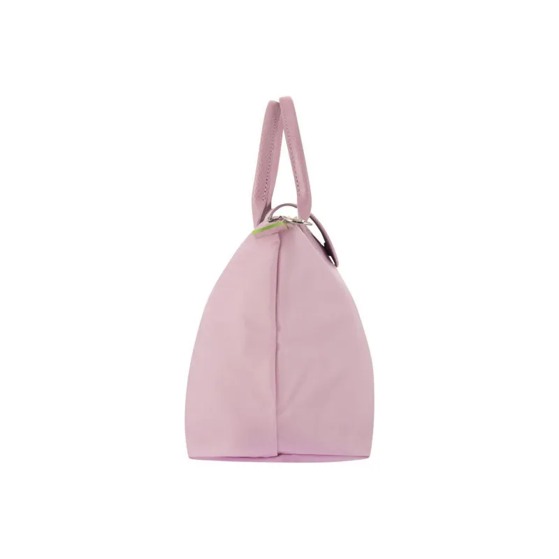 LONGCHAMP Le Pliage Green Cow Leather Handbag Small Size Women's Pink-2