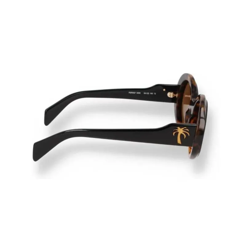 PALM ANGELS Doyle Round Frame Sunglasses-2