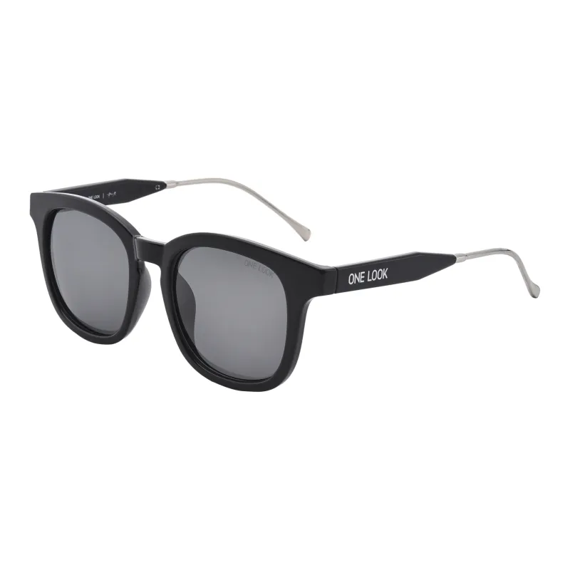 Sijue TR/Memory Plastic Round Sunglasses Unisex Black Frame/Leopard Print Frame-0