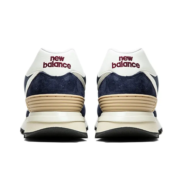 New Balance 574 Navy White Beige-3