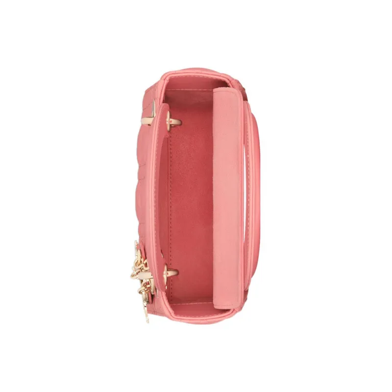DIOR Lady Dior Sheepskin Dior Bag Shoulder Bag Crossbody Bag Handbag Mini Women's Light Pink-3