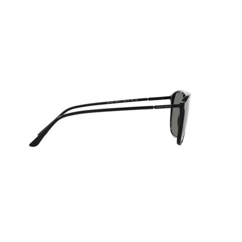 GIORGIO ARMANI Plate Frame Aviator Sunglasses Men's Black-2