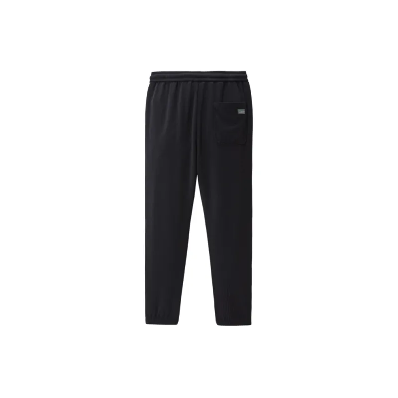 HLA Knitted Sweatpants Men Navy Blue Stripes L3-1