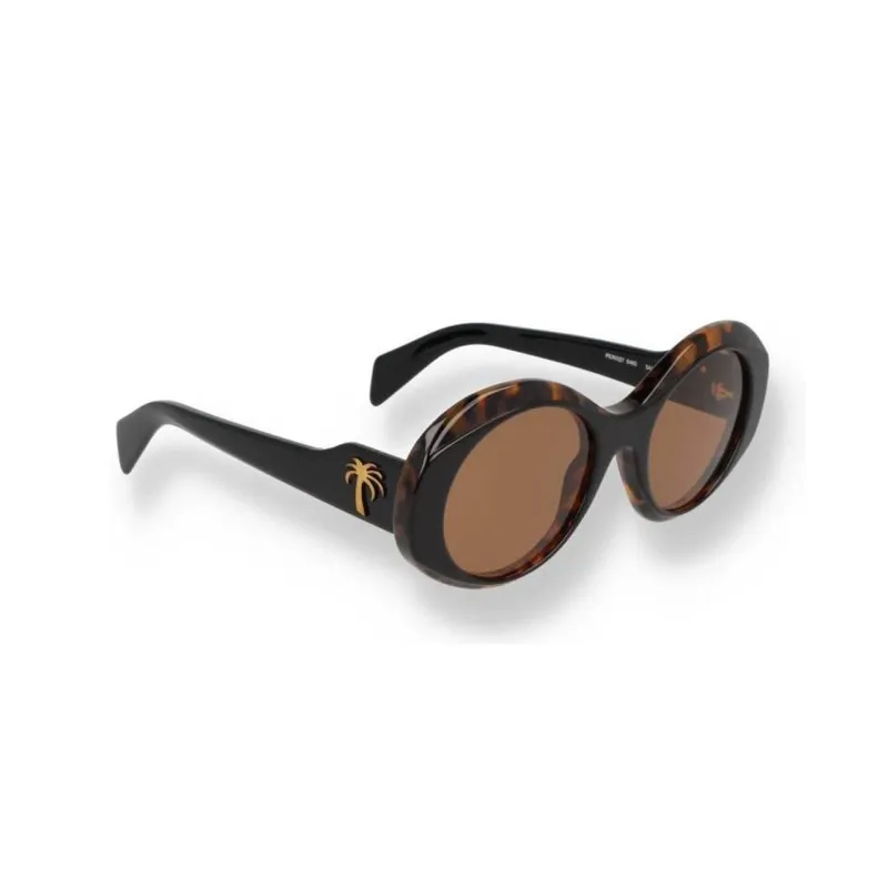 PALM ANGELS Doyle Round Frame Sunglasses-1