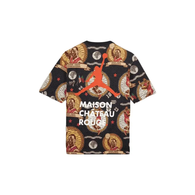 JORDAN X Maison Chateau Rouge T Shirt-1