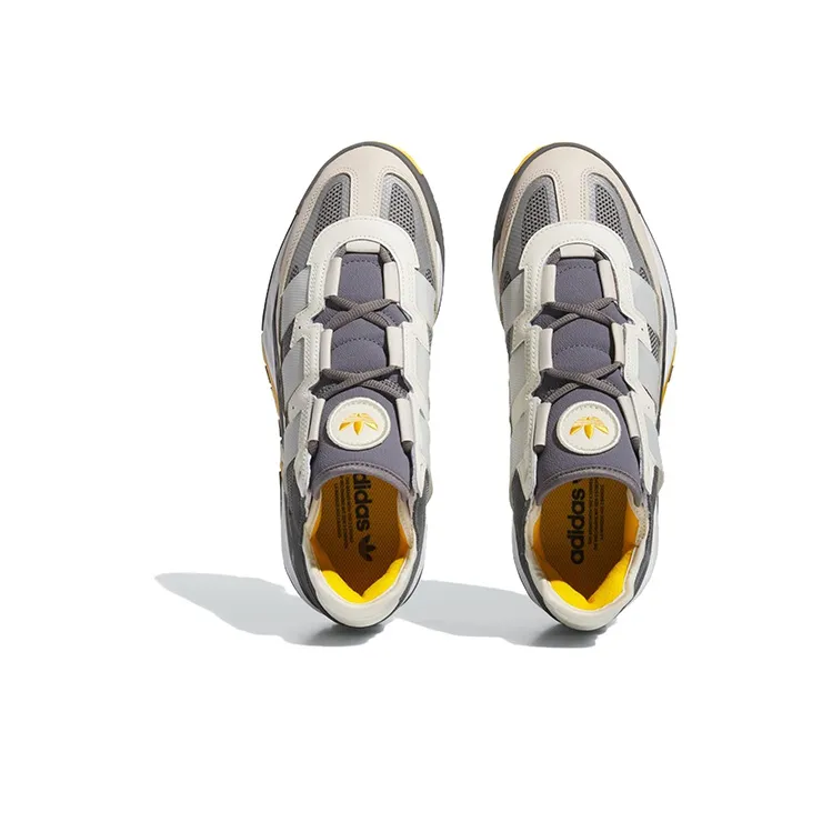 Niteball Adidas Originals 'Grey Yellow'-4