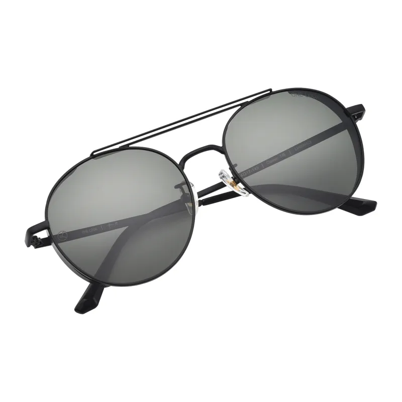 Sijue Aviator Sunglasses Unisex Black-2