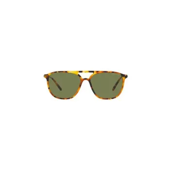 GIORGIO ARMANI Plate Frame Aviator Sunglasses Men's Tortoiseshell