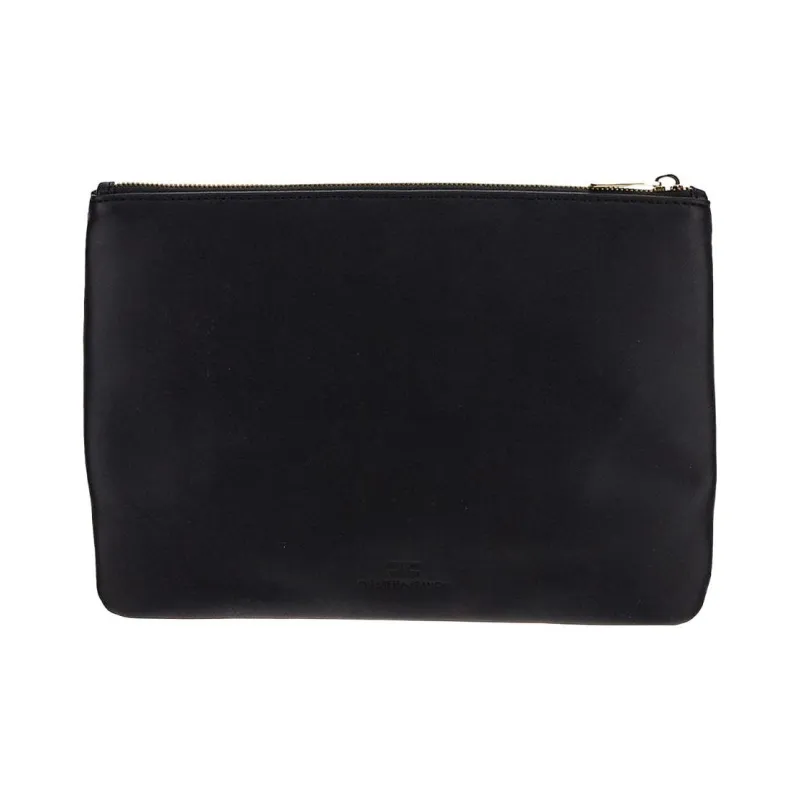 Elisabetta Franchi Polyester PU Polyurethane Clutch Women's Black-2