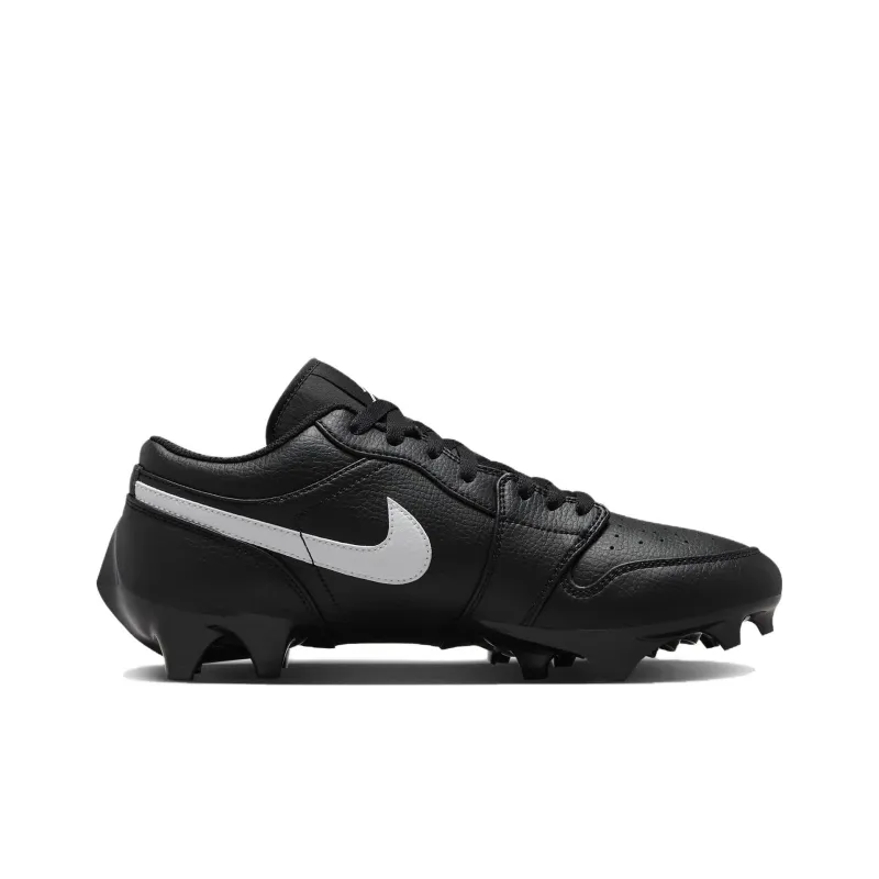 Jordan 1 Low TD Cleat Black White Unisex-1