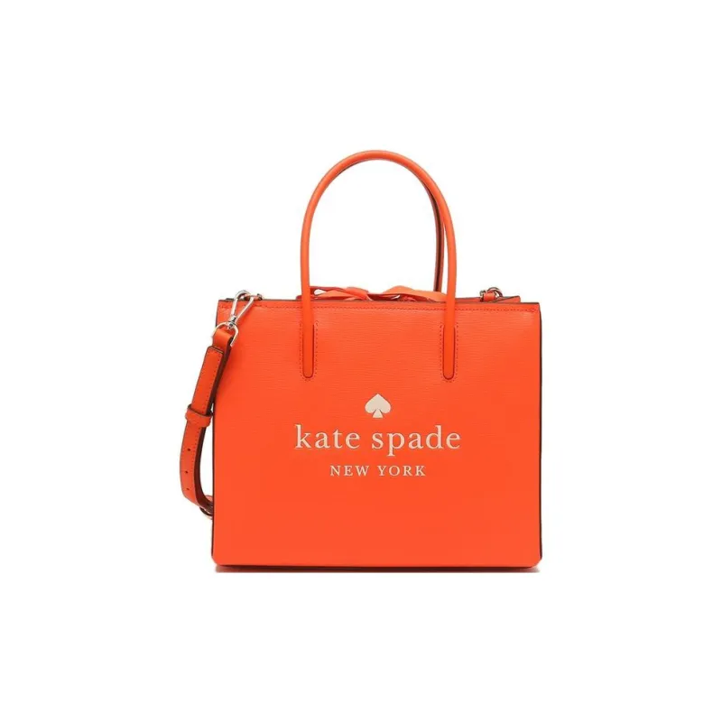 Kate Spade Trista Cow Leather Handbag Shoulder Bag Crossbody Bag Small Size Women's Orange-1